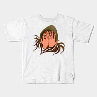 three eyed alien girl Kids T-Shirt